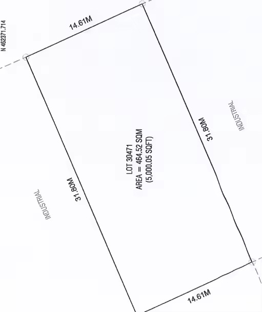 5000 SQFT Land Plot for Rent K. Thilafushi — Vilingili