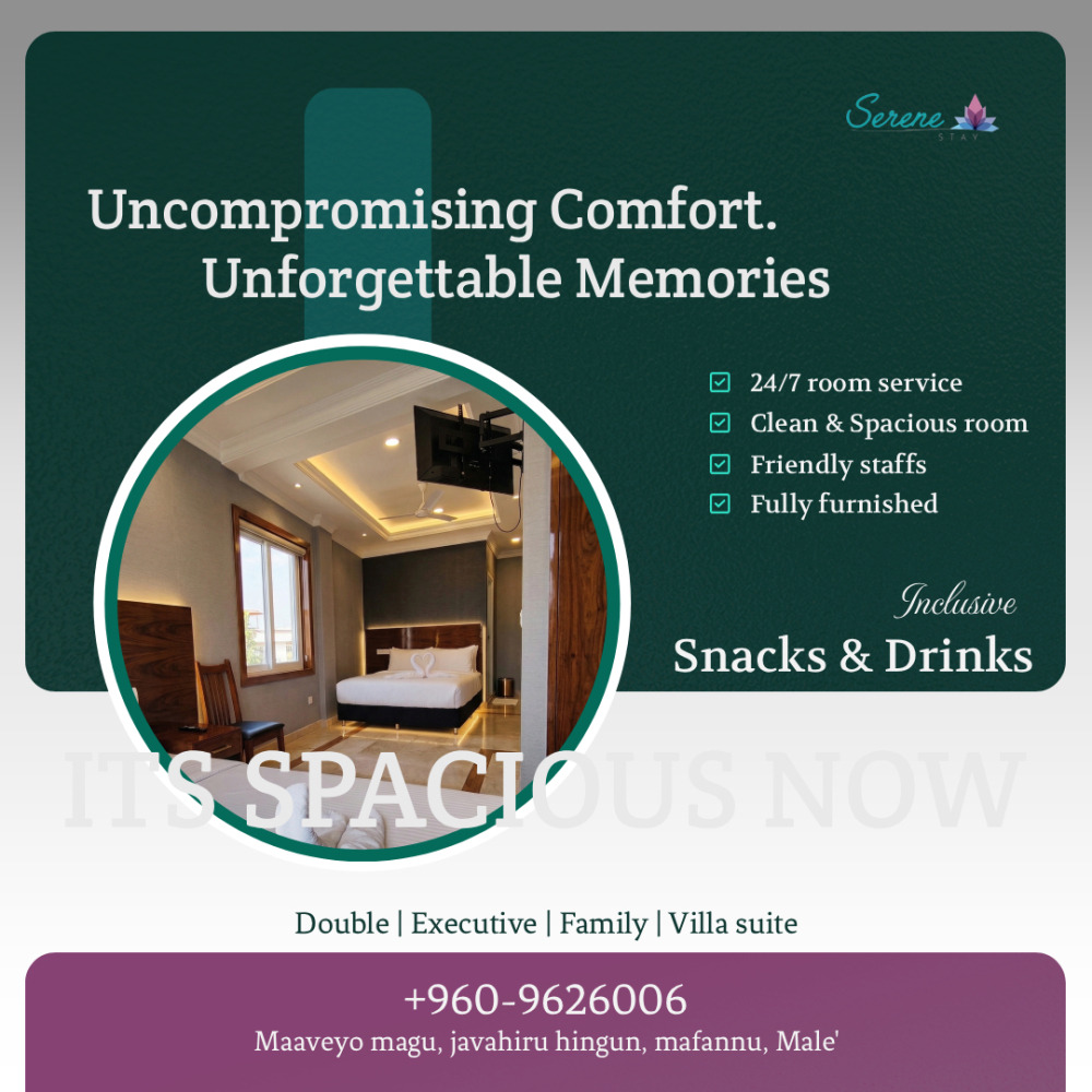 Clean & Comfortable Rooms For Daily Rent — Malé — Maafannu