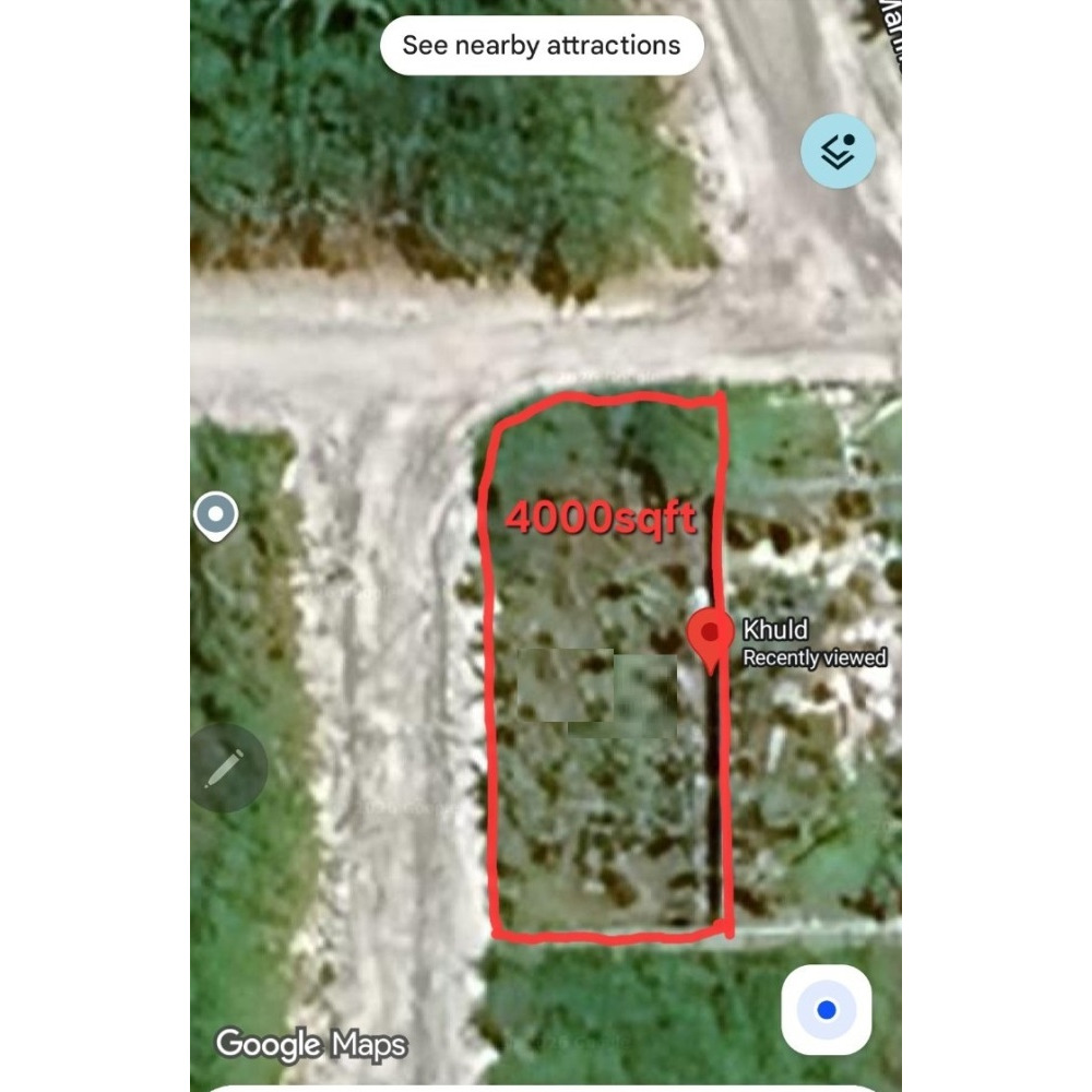 Prime main road Corner Land for Sale L. Gan? — Laamu