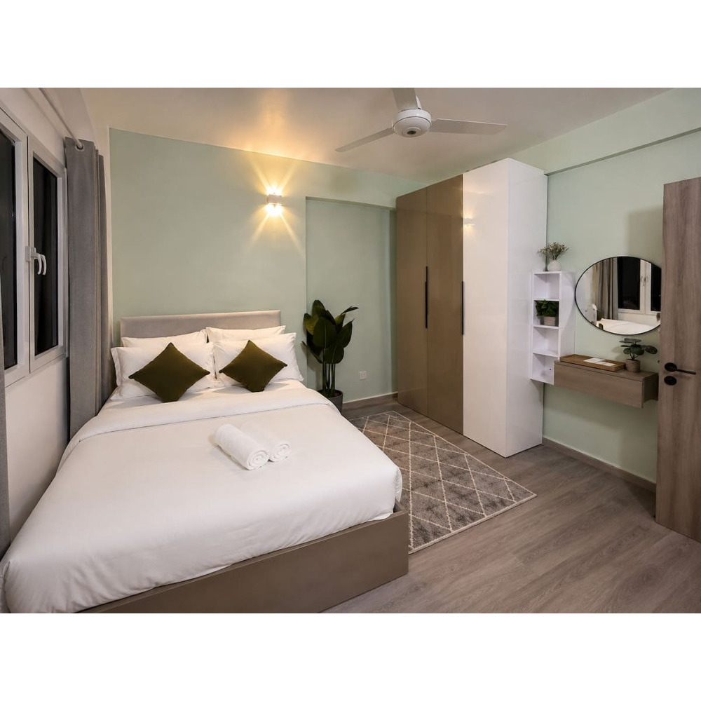 Luxury Fully Furnished 3-Bedroom Apartment for Daily Rent Hulhumal Phase 2 — Hulhumalé