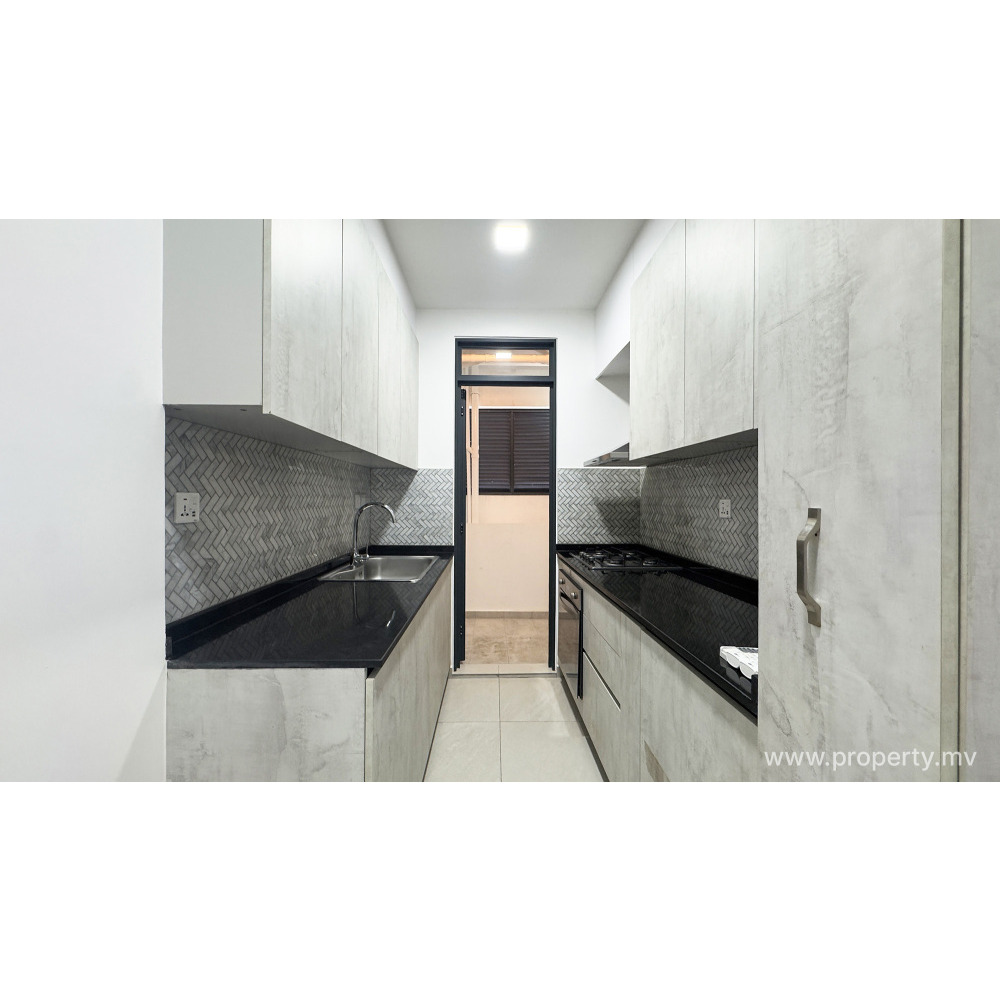 Modern unfurnished 2 bedroom apartment in Fiyaathoshi Magu, 7th FL, Male' — Malé — Maafannu