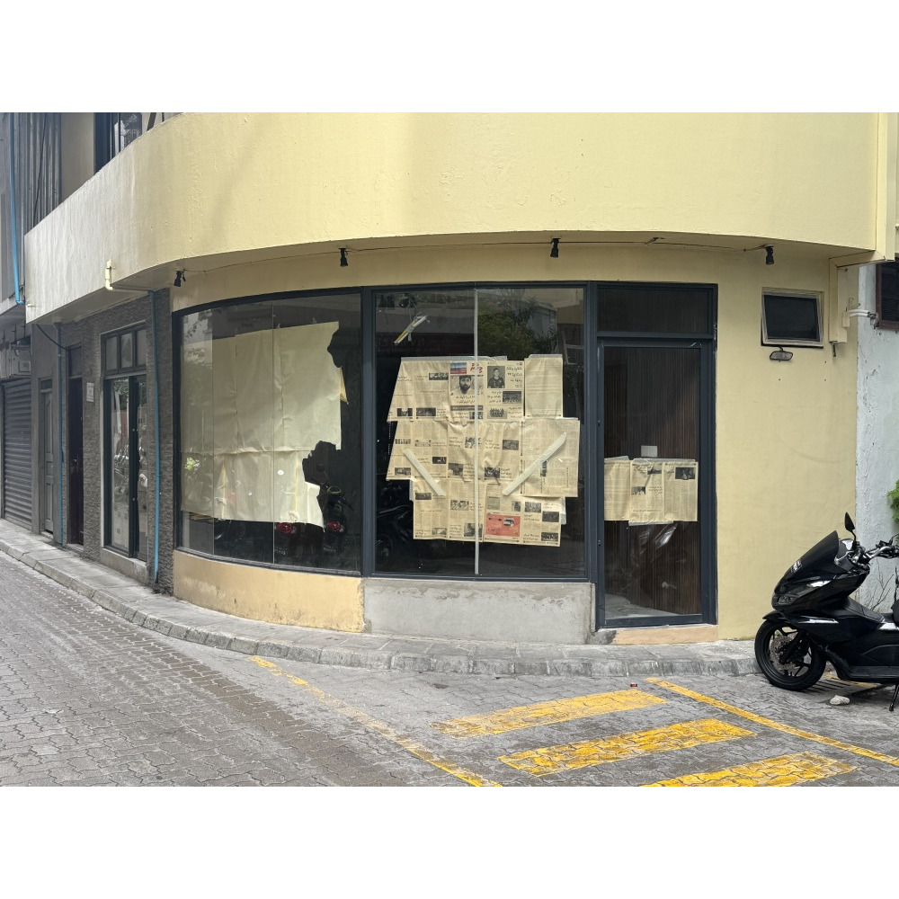 Corner Commercial space for rent in Roshanee Magu — Malé — Henveiru