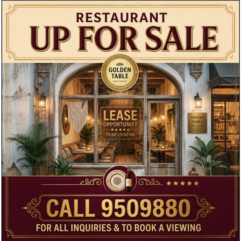 URGENT SALE - PRIME LOCATION - Newly built 2 floor restaurant for sale — Malé