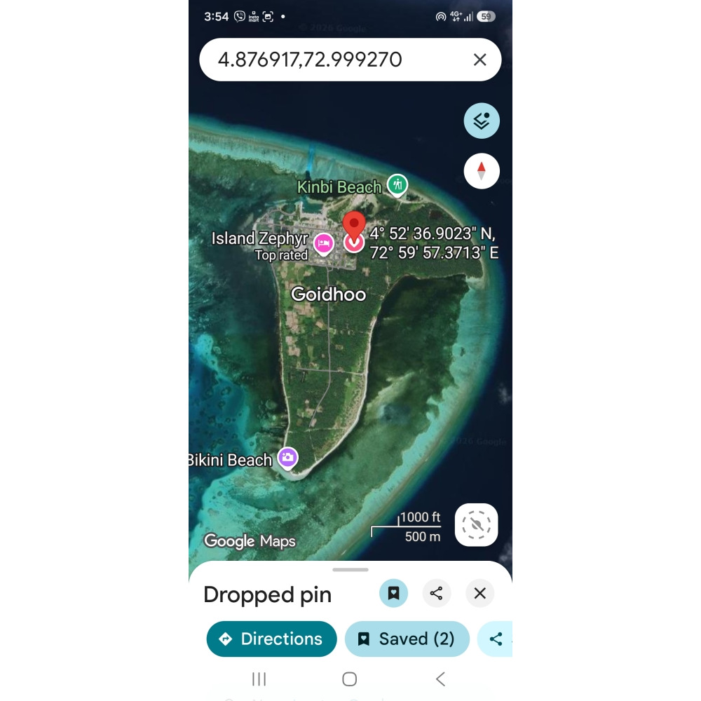 2800+ sq.ft Land Plot Baa. Goidhoo for Long Term Lease — Baa