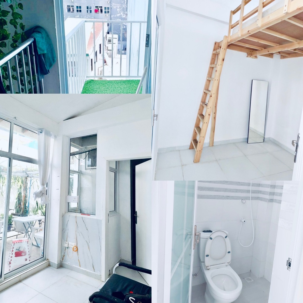 One room apartment available for rent on the terrace floor. — Malé — Galolhu