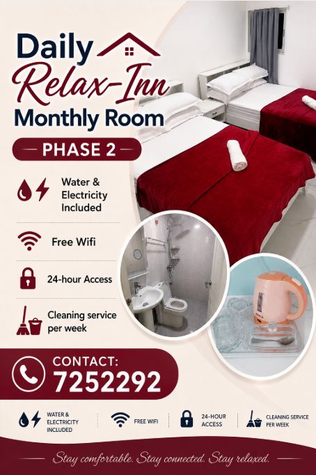 MONTHLY/SHORT STAY -HULHUMALE — Hulhumalé