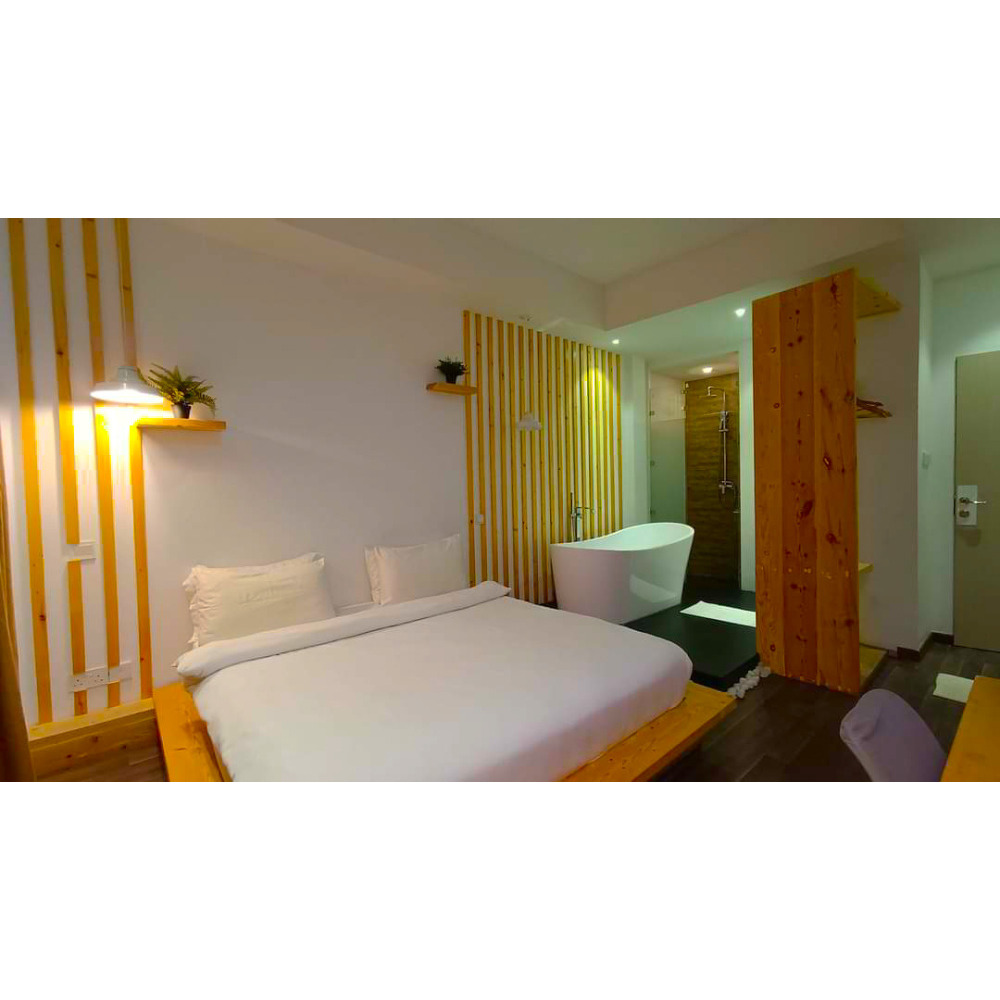 Super Deluxe Balcony Seaview Double Room - Portia Hotel Dhiffushi — Kaaf