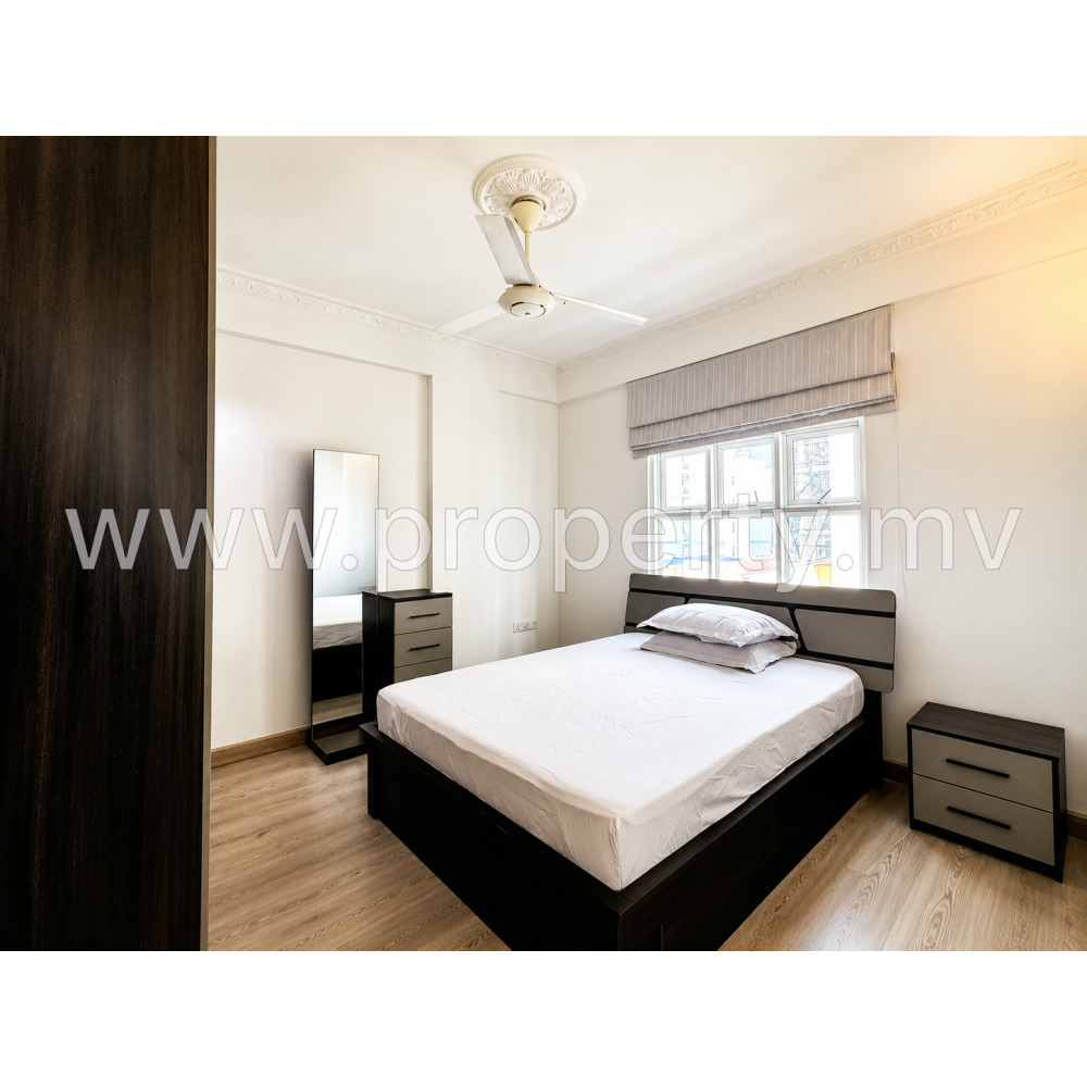 Fully furnished 2 bedroom apartment, Buruzu Magu, 7th Floor, Galolhu, Male' — Malé — Galolhu