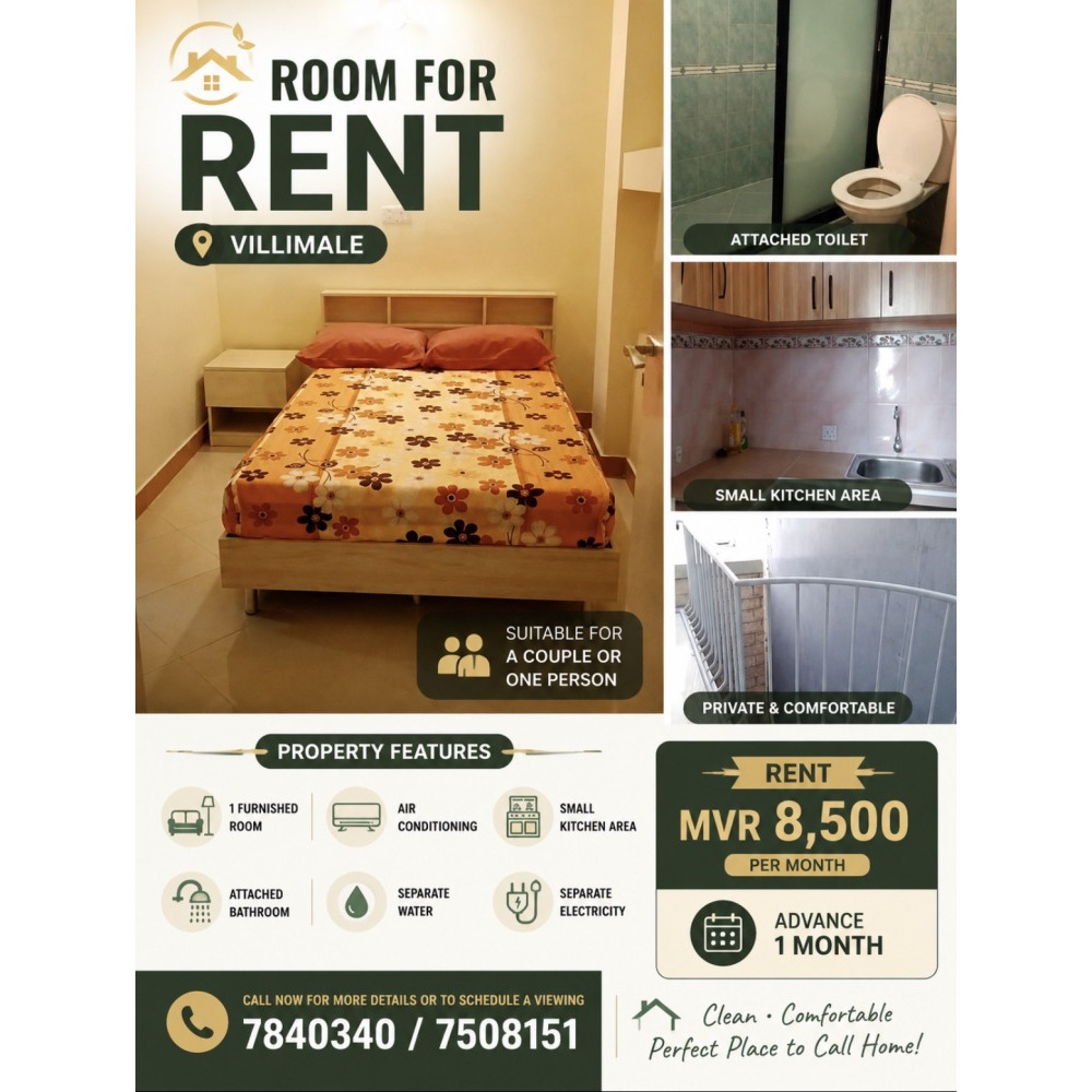 One room apartment — Vilingili
