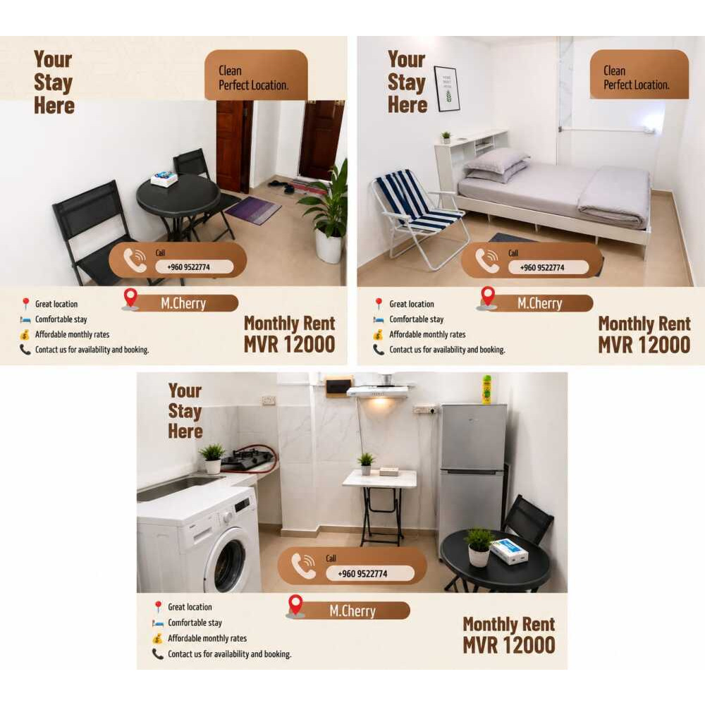 Available for long term stay and daily rent — Malé — Maafannu
