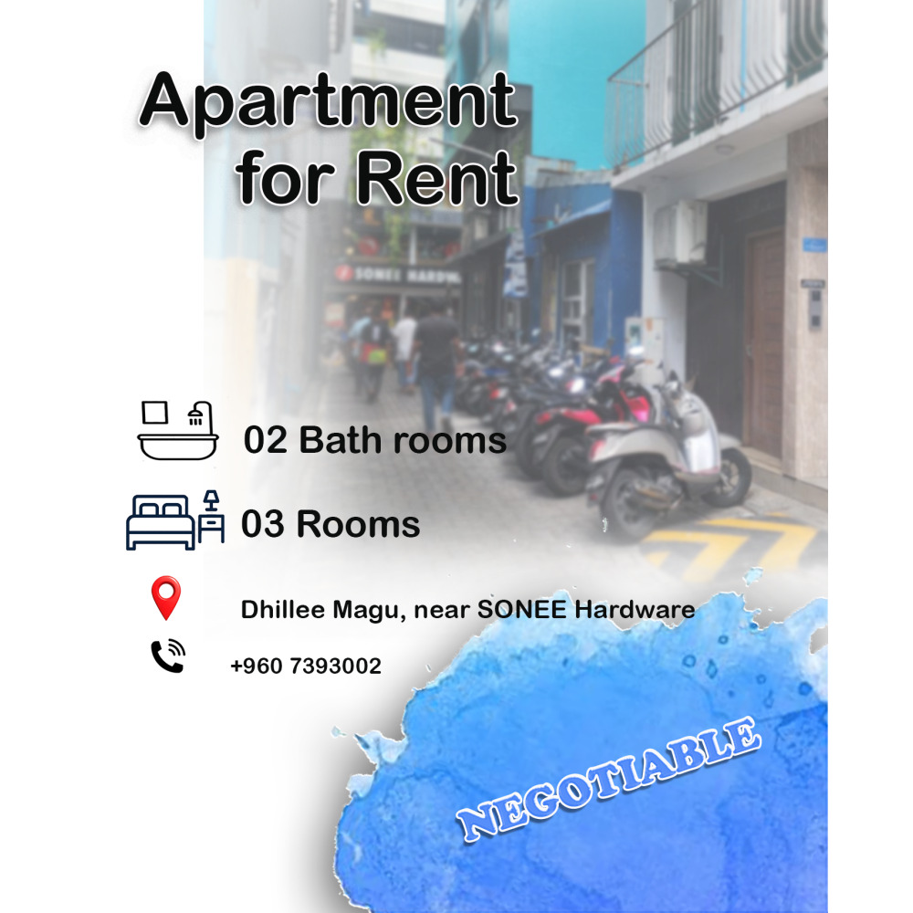 Apartment for Rent — Malé — Henveiru