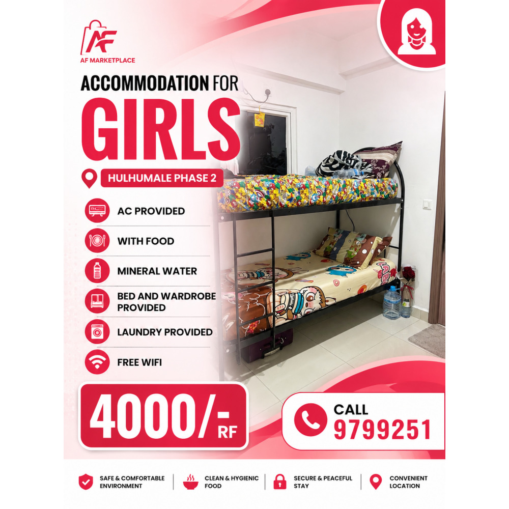 Accommodation for girls — Hulhumalé
