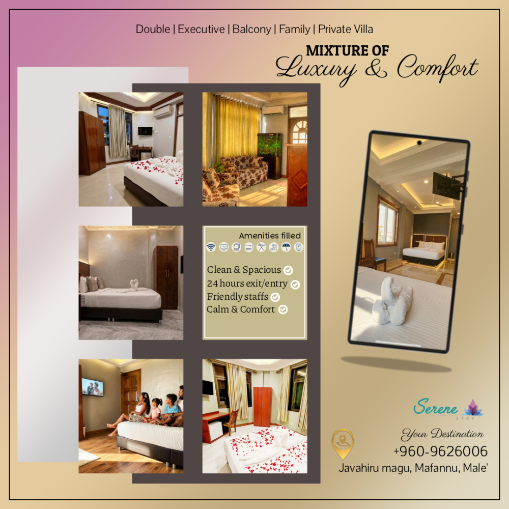 Serene Stay Guest House - Book Your Room Now!! — Malé — Maafannu