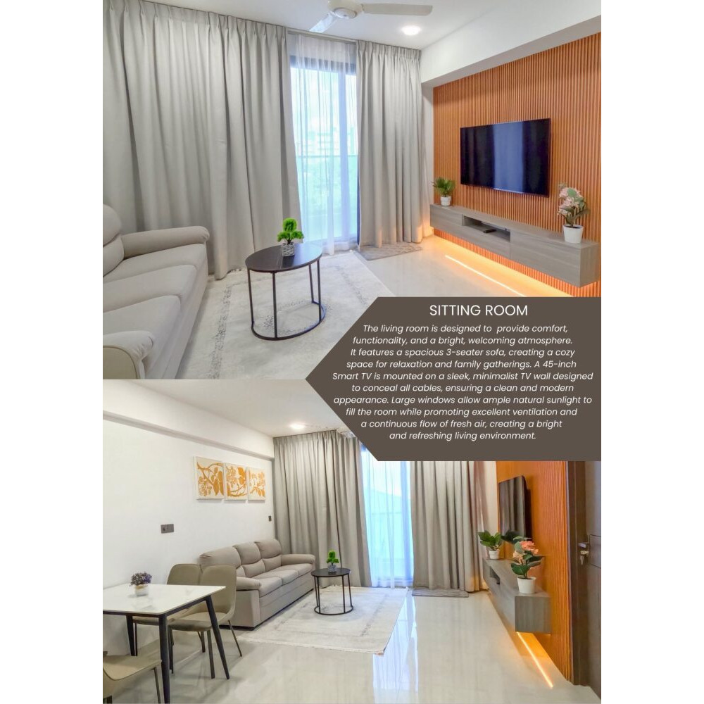 For Rent: Premium 3-Bedroom High-Rise Apartment | Crystal Residence by Apollo — Hulhumalé