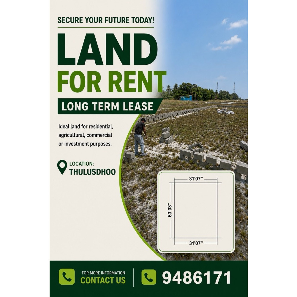 Land for long term Lease - K.Thulusdhoo — Kaaf