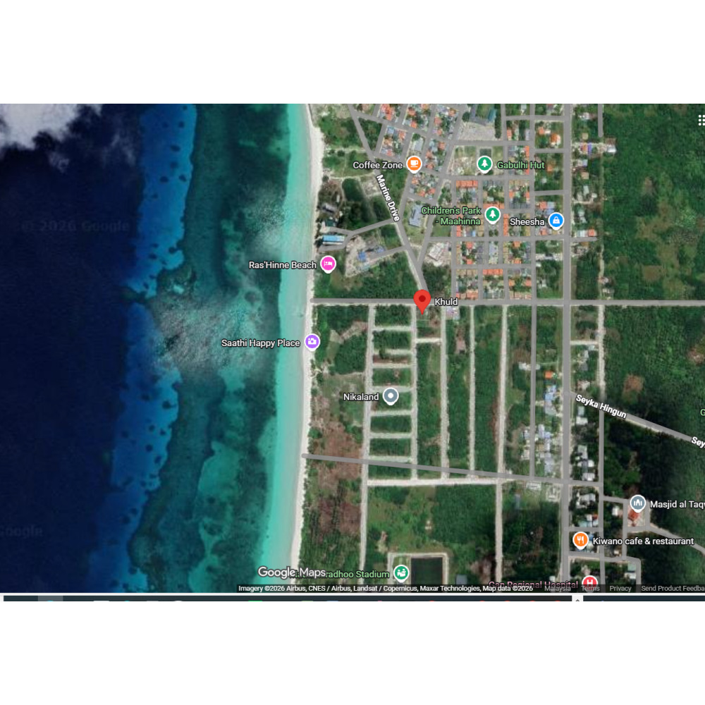 Prime main road Corner Land for Sale L. Gan? — Laamu