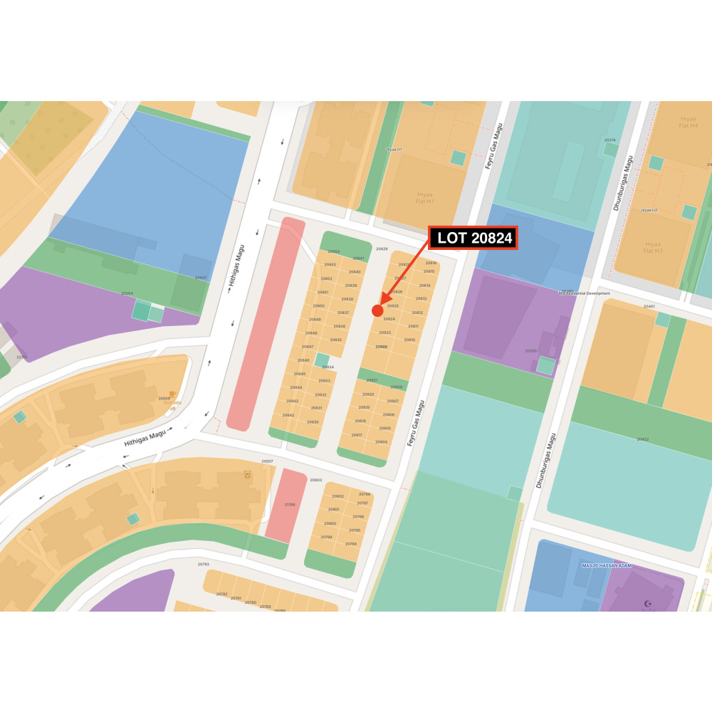 Land For Lease - Hulhumale Phase 2 - 1250SQFT — Hulhumalé