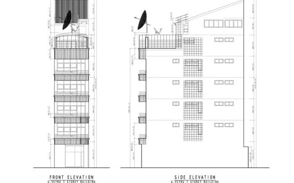7 Storey Guest House Building (11 Rooms + Staff Accomodation) — Galolhu