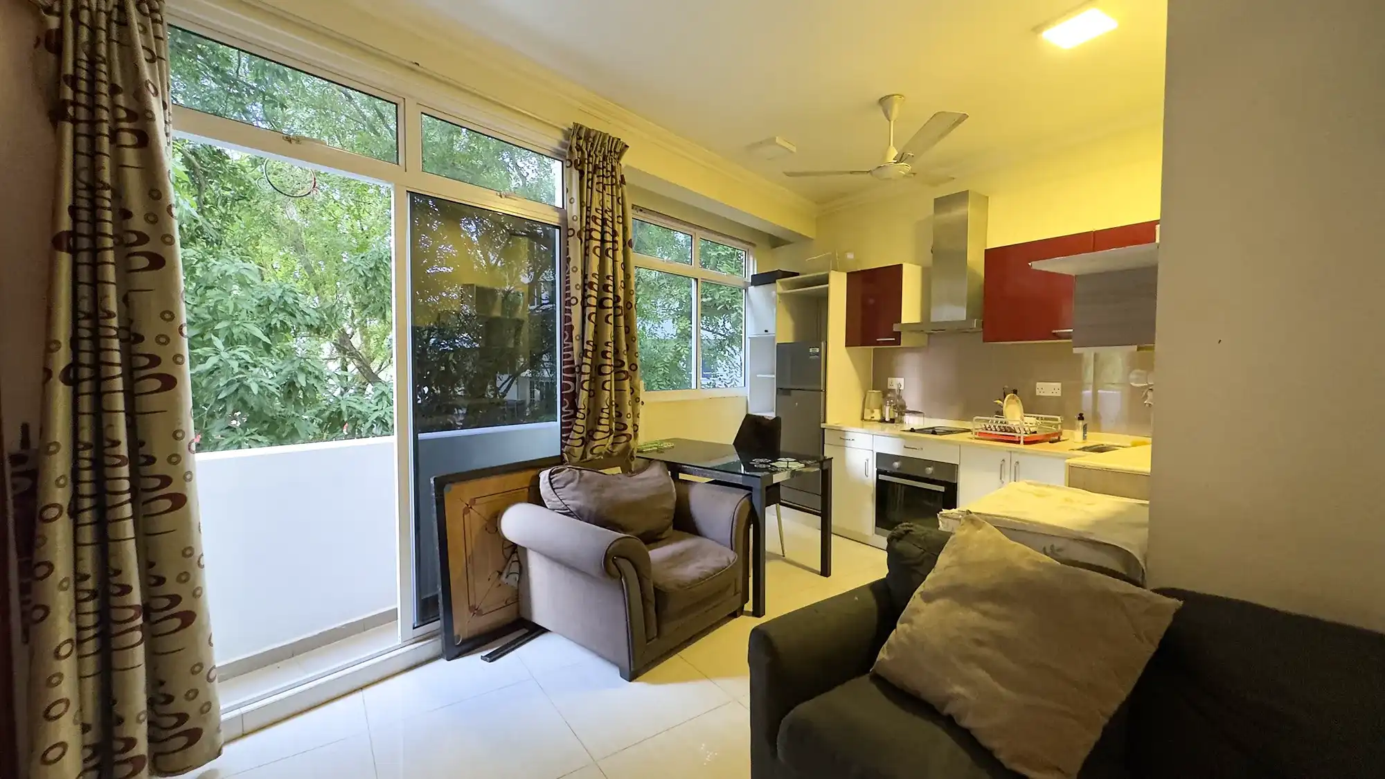 Fully Furnished 1+1 BR for Rent (ML 402) — Sikka Goalhi